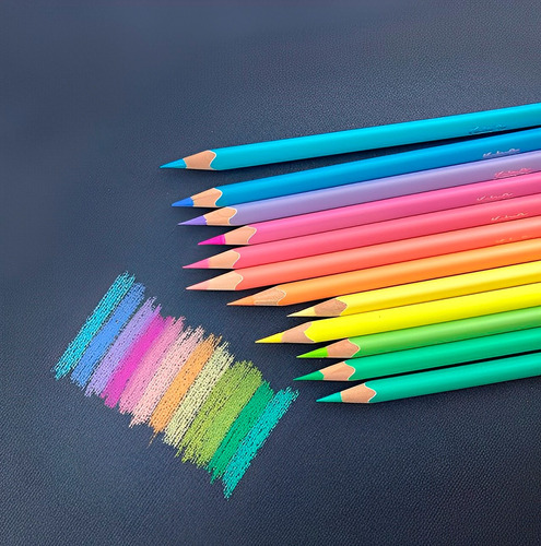 Lapices De Colores Pastel Kores X12pzas