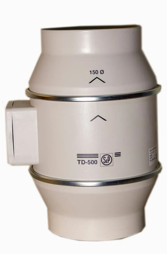 Ventilador de escape Td Mixvent 500/150 con temporizador ajustable 110 V