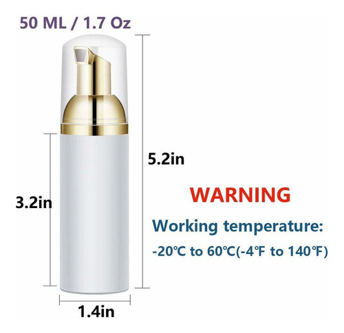 D Botellas De Espuma Dispensador De Jabón 50 Ml