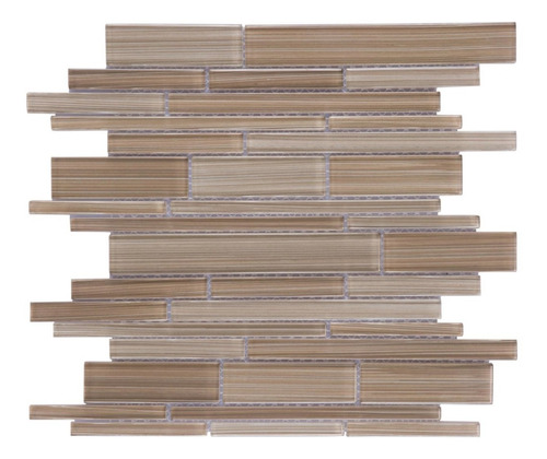 Mosaico Malla Vidrio Listelo  Decorativo Bh 066 30x30 