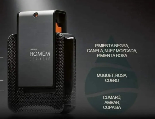 Eau De Parfum Natura Homem Coragio 100ml. Sale Día Del Padre | Envío gratis