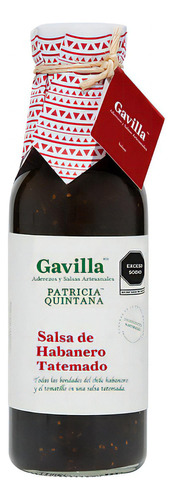 Salsa Gavilla Habanero Tatemado 360ml