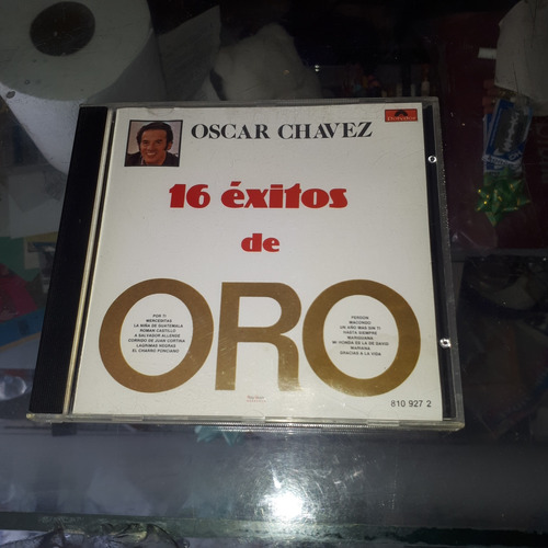 Cd Oscar Chávez 16 Exitos De Oro 