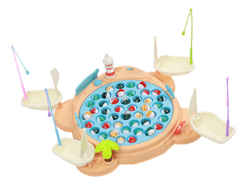 Juego De Mesa De Pesca, Juguetes Giratorios Eléctricos, Gran