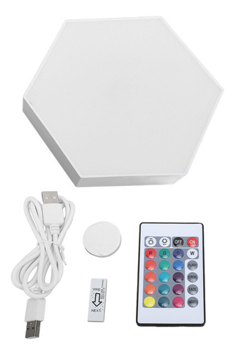 Luces Led Hexagonales Con Control Remoto Sensible Al Tacto,