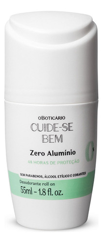 O Boticário Cuide-se Bem Zero Alumínio Desodorante 55ml Fragrância não aplica