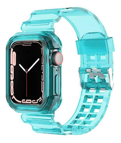 Correas Neon Apple Watch Smartwatch Transparente 42/44/45mm