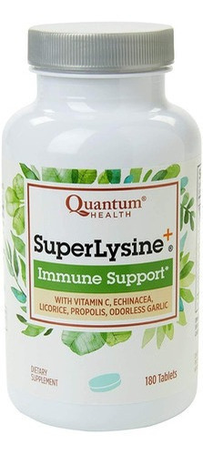 Imagem 1 de 5 de Super Lisina + Vitamina C Cálcio Equinacea Própolis Licorice
