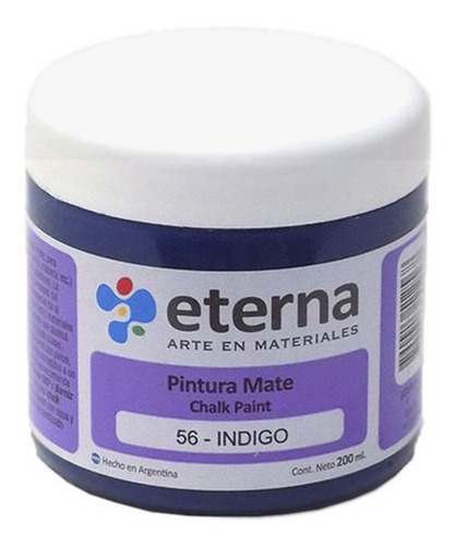 Pintura Mate Chalk Paint 200 Ml Indigo