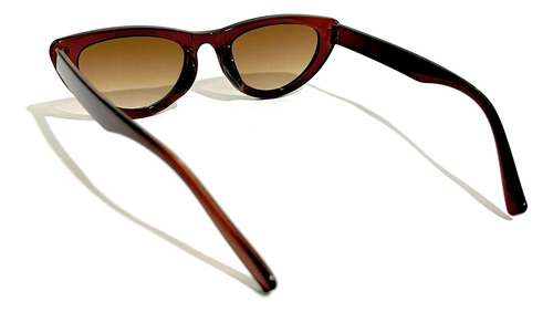 Gafas De Sol Cat Eye Lentes Vintage Bélgica Marrón
