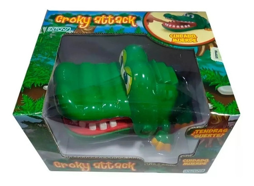 Crocky Attack Juego Cuidado Cocodrilo Muerde Tv Orig. Ditoys