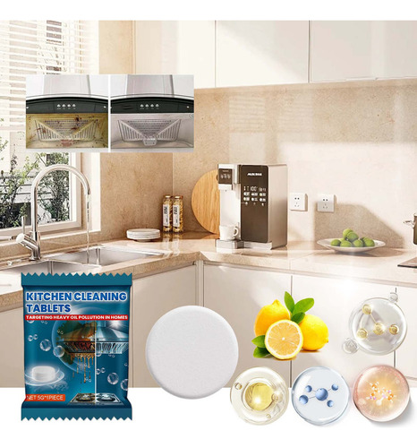 Jj Tablete De Limpeza De Cozinha U, Exaustor De Cozinha,