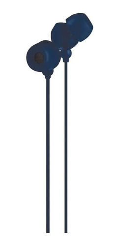 Audífonos Earbuds De Silicona Color Azul Marca Maxell