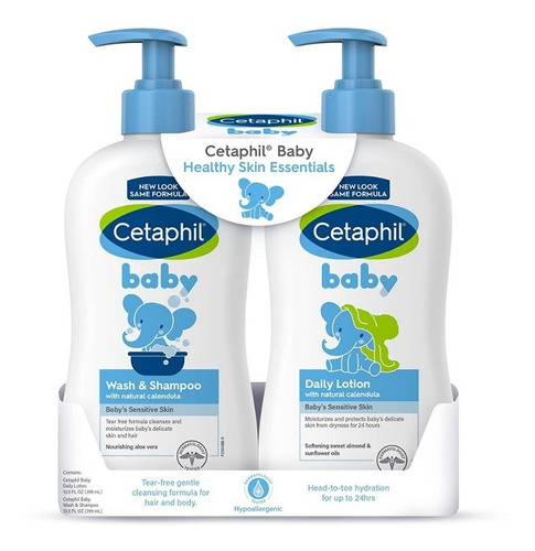 Kit Cetaphil Baby Shampoo + Crema Con Caléndula Original