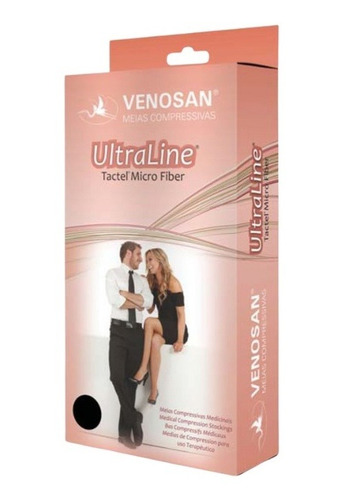 Meia Coxa 4000 Ultraline 30-40mmhg Aberta(agh)bege P