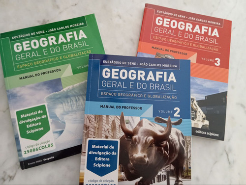 Coleção Geografia Geral E Do Brasil - 3 Volumes