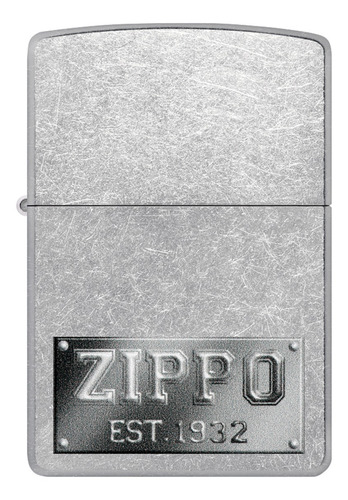 Imagen 2 de 10 de Encendedor Zippo Lighter Design Street Chrome Logo Est 1932