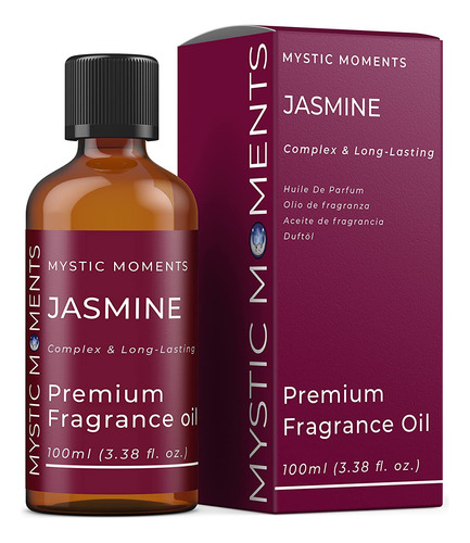 Mystic Moments Aceite De Fragancia De Jazmín, 3.4 Fl Oz, P.