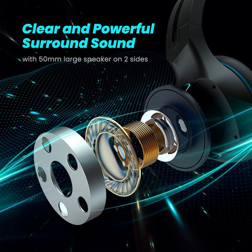 Imagen 4 de 7 de Auriculares Gamer Headset Soundpeats G1 Luz Led Pc Ps4 Xbox
