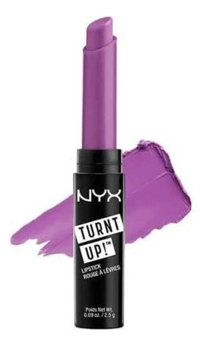 Labial Turnt Up! Lipstick Nyx (ver Tonos) Color 08 Twisted