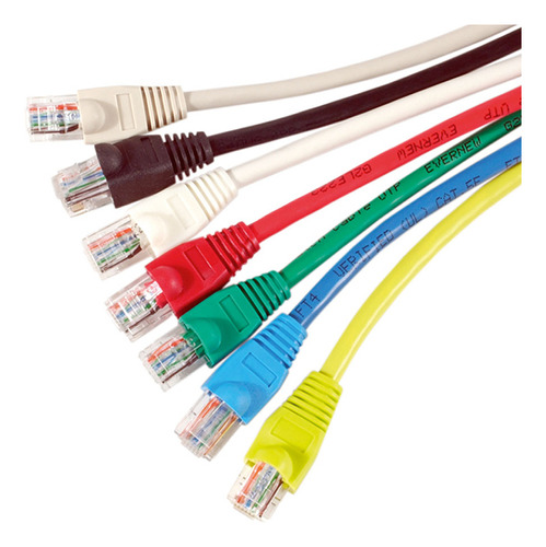 Cable De Red Patchcord Cca 5,00m Azul Dracma