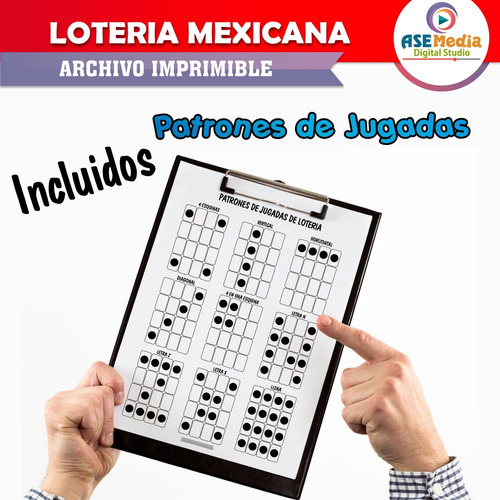 Lotería Mexicana 500 Tablas Únicas Con Baraja Imprimible M1