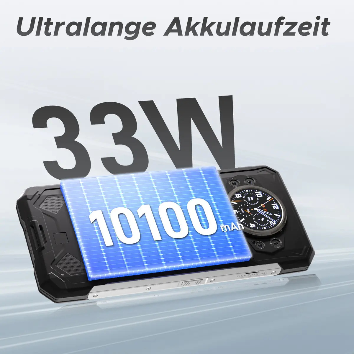 Doogee Celular S200 5G Teléfono Móviles Resistente Dual Sim 10100 Mah Batería 32GB RAM+256GB 6.72''+120Hz 100mp AI Cámara WiFi6/NFC/Android 14