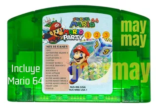 Mario Party 1 2 3 N64 Nintendo 64 Más 15 Juegos Nes P 64 May