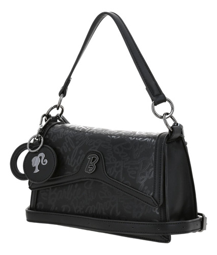 Bolso Baguette Barbie Gorett Patricya Negro Rosa Para Dama