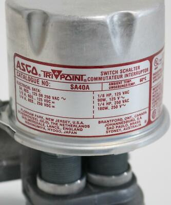 Asco Sa40a 8235u Tri-point Pressure Switch Qqq