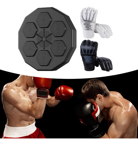 Máquina De Boxeo Musical, Música Electrónica, En Y Negro