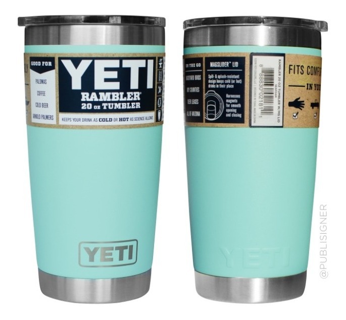 Termo Yeti Original 20oz Personalizado A Láser. Mercado Libre