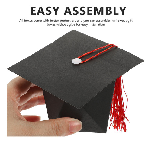 Caja De Regalo Con Gorro De Graduación, 50 Unidades