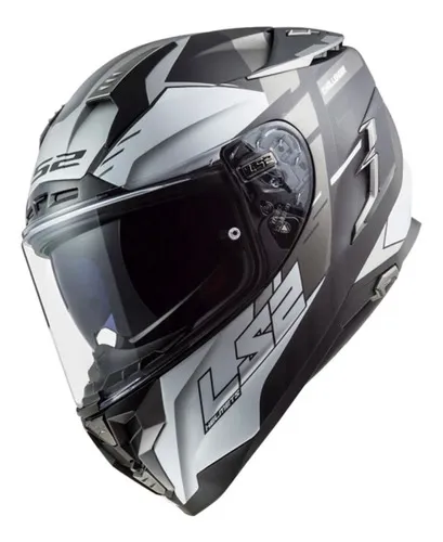 Casco Moto Ls2 Integral 327 Challenger Allert Con Pinlock