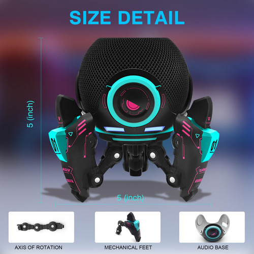 Soporte Decorativo Para Echo Dot 4ta Y 5ta Gen Negro