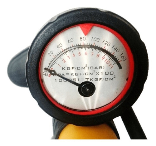 Bomba Para Inflar 160 Psi Auto, Moto, Bicis Con Manometro