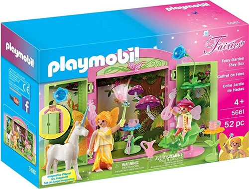 Juego Playmobil, Caja De Juego Jardín De Hadas