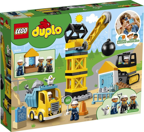 Lego Duplo Demolição Com Bola Destruidora 10932 - 56 Peças