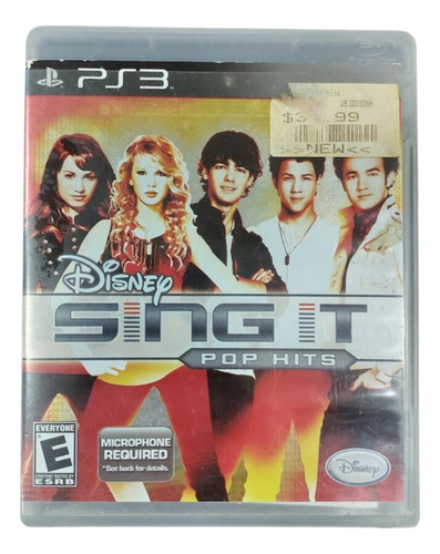 Disney Sing It Pop Hits Juego Original Ps3