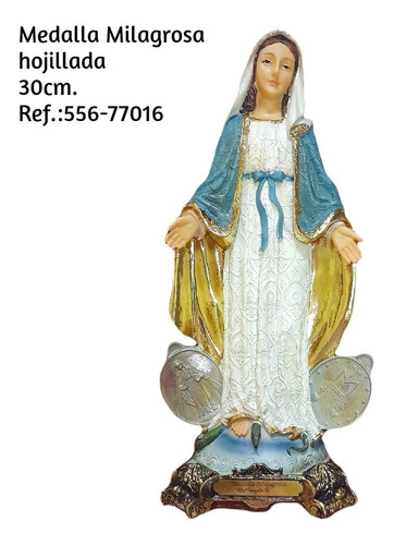 Virgen Medalla Milagrosa 30cm Di Angelo