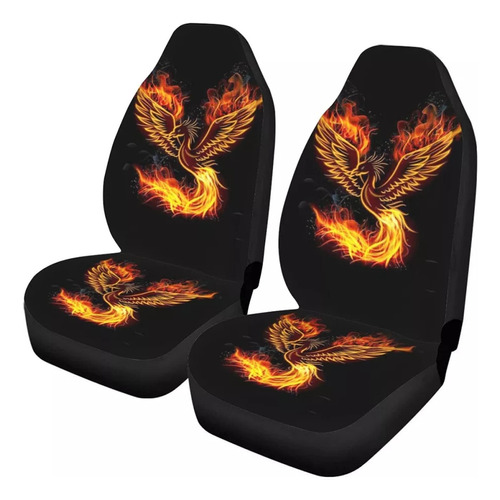 Uzzuhi Fire Bird - Fundas Para Asiento Delantero, Solo 2 Fu.