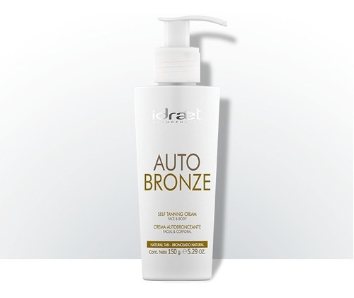 Idraet Auto Bronceante Crema Hidratante Bronceadora Antiage