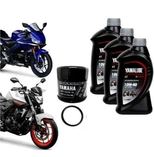 Kit Revisão Troca De Óleo Original Yamaha Mt03 Mt-03 Yzf R3