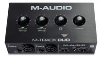 Comprar Interface De Áudio Usb M-audio M-track Duo Para Gravação