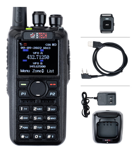 Btech Dmr-6x2 Pro - Radio Bidireccional Digital Dmr Y AnaLG