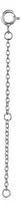Comprar Extensores De Cadena Collares Plata 925 Chapado En Oro 18k