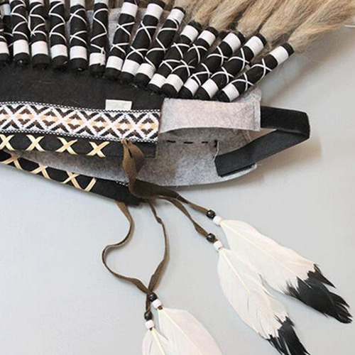Wu-chuang Para Sombrero Indio, Tocado De Plumas, Tocado,