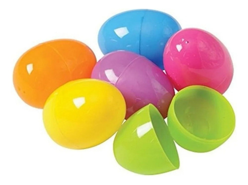 Huevo Pascua Plástico 12 Piezas