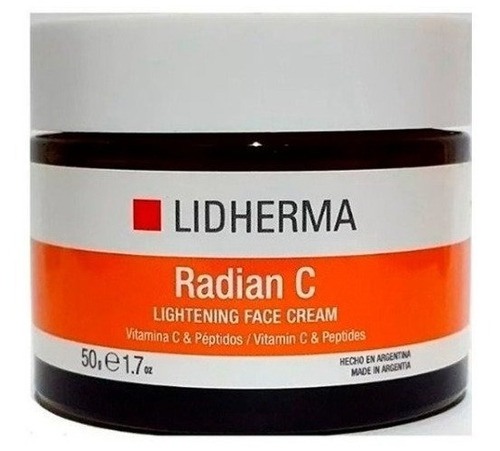 Radian C Lightening Face Cream Lidherma Hialurónico Y Vit C
