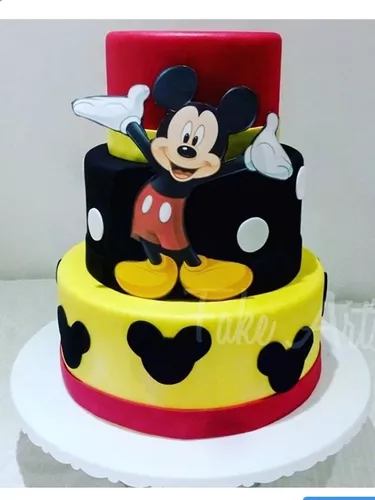 BOLO do MICKEY MOUSE: 50 Modelos e Como Fazer